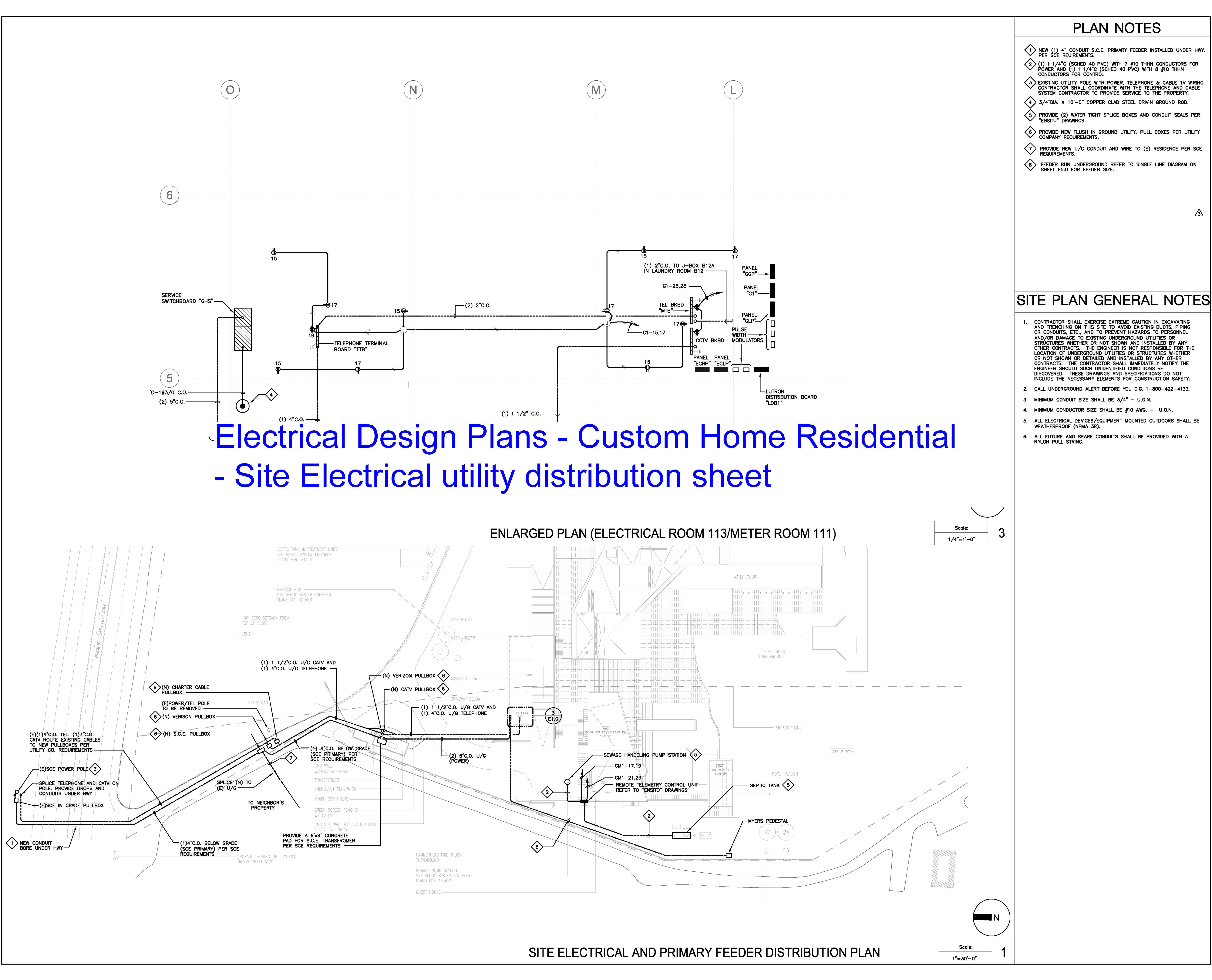 Electrical Design - Building Plans Samples & Experience